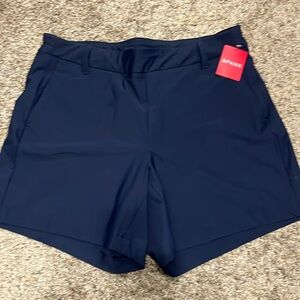 Spanx navy blue 6” sunshine shorts NWT Medium M